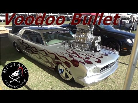 "Voodoo Bullet" 1966 Mustang Blown 393 Hemi Pro Street at Russo and Steele Scottsdale 2017