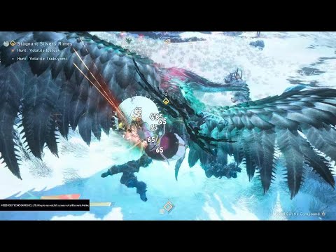 WILD HEARTS: "Sub 1 minute" Volatile Tsukuyomi (Dual Hunt) - Solo Bladed Wagasa