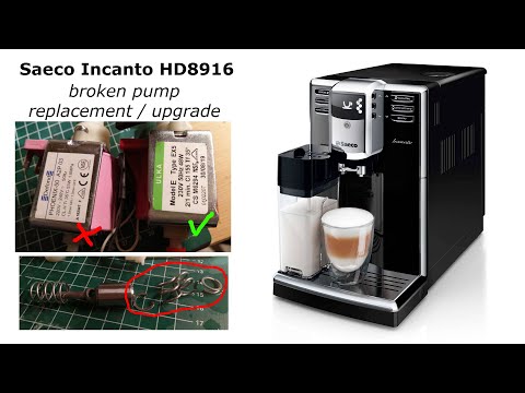 Saeco Incanto HD8916 Defective Pump Replacement