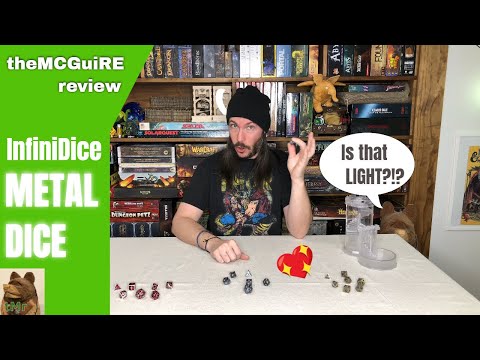 InfiniDice Metal Dice are Awesome Full Review of MYTH Sets