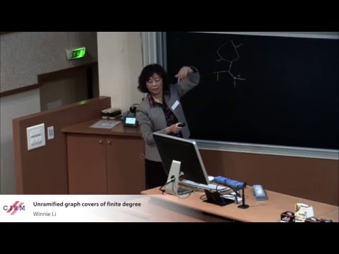 Winnie Li: Unramified graph covers of finite degree