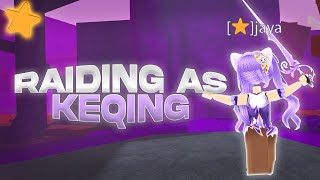 ⭐Raiding as Keqing in Da Hood⭐