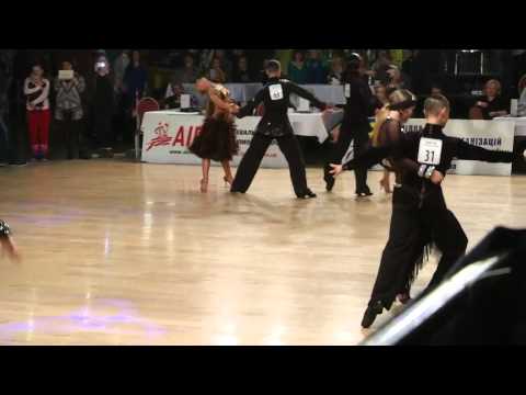 #31 Трипольский Павел Пилипенко Алена Чемпионат Украины 2015 WDC AL  Youth 1 Lat Finals   Rumba