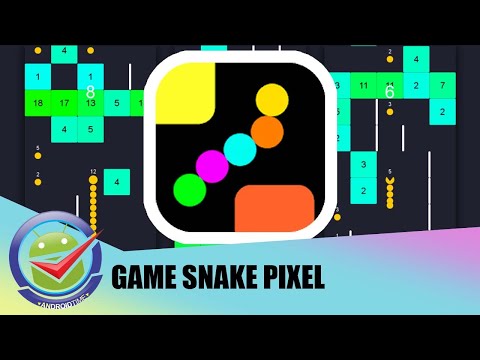 Snake Pixel Game Android ( very adictive game ) #androidtimez