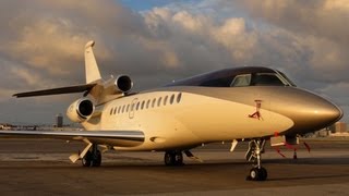 Roman Abramovich's Dassault Falcon 7X "Mini Bandit" [LX-MES] Taxi and Takeoff