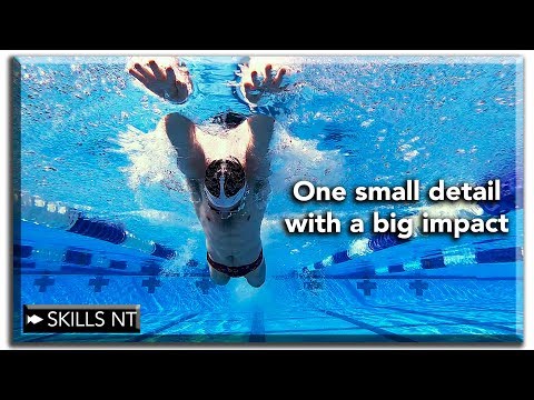 Butterfly swimming important detail :: Wide vs narrow entry