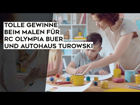 Kinder malen für RC Olympia Buer