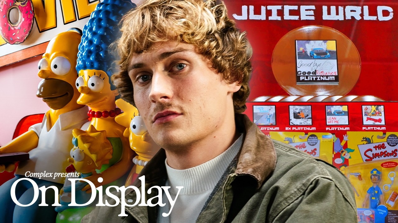 Cole Bennett Shows Off Rare Simpsons Collectibles, One-of-a-kind Juice WRLD Memorabilia | On Display