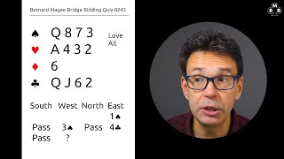 BMB BIDDING QUIZ 0243 QUESTION