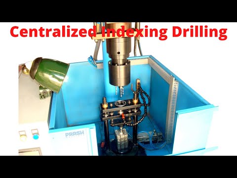 Multi Spindle Drilling Machine With Fixture Indexing