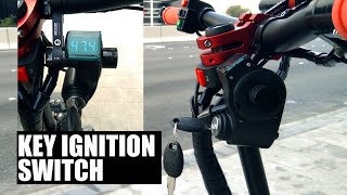 How To Install KEY IGNITION SWITCH / Electric Scooter