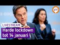LIVE: Persconferentie over harde lockdown vanaf zondag  | Omroep Gelderland