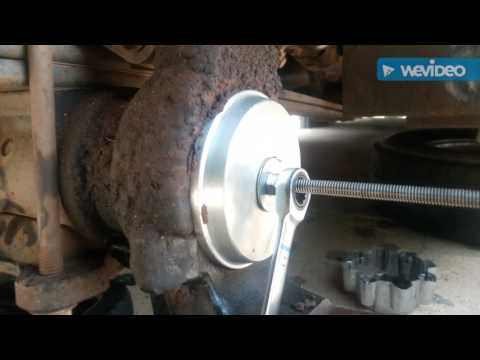 Front inner axle seal installation