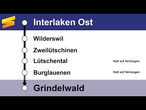 BOB Ansagen » R61 Interlaken Ost — Grindelwald (2023) | SLBahnen