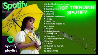 Download lagu TERBARU!! TOP TRENDING SPOTIFY 2026 - idgitaf - Sedia Aku Sebelum Hujan - Alamak - Monolog - Bergema mp3