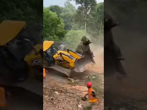 Elephants Storm Illegal Deforestation 😱 Machines Destroyed