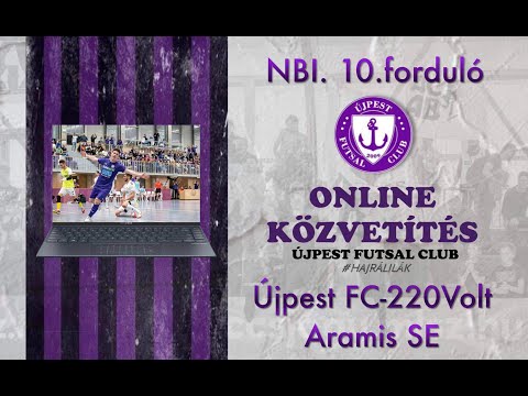 Újpest FC-220 VOLT - Aramis SE , Futsal NB I, 10. forduló: 2022.11.14. 18:30 Újpest