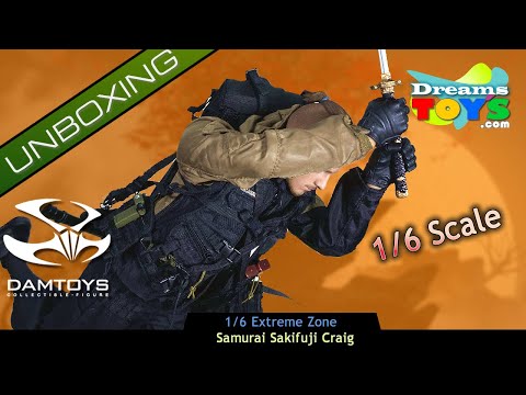 Unboxing Figura escala 1/6 Extreme Zone - Samurai Sakifuji Craig Dam Toys