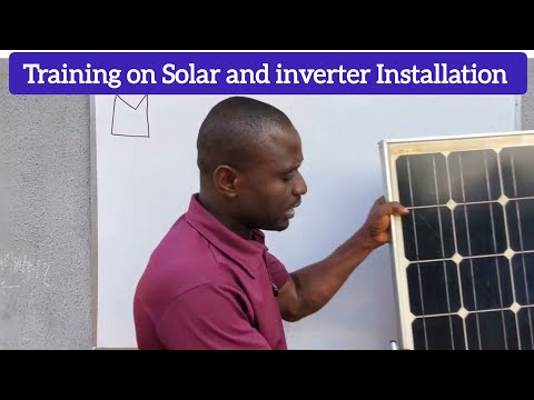 Training on solar and inverter Installation #solarenergy #solarpanel