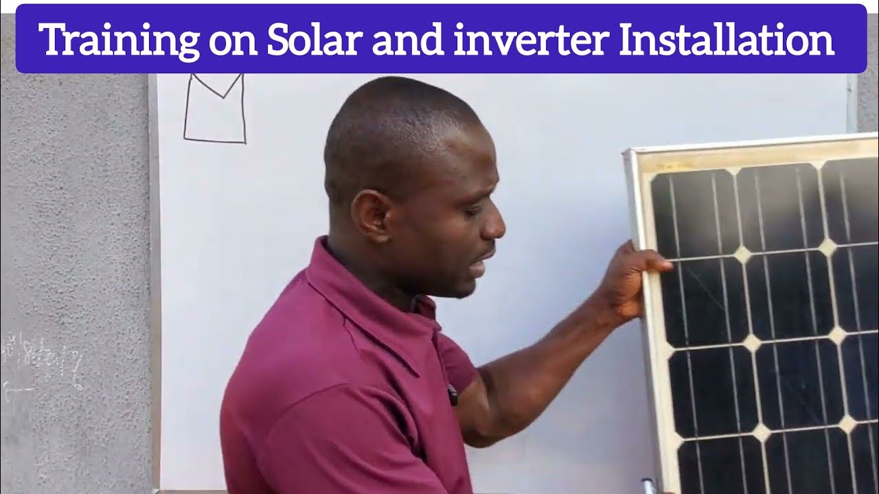 Training on solar and inverter Installation #solarenergy #solarpanel