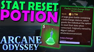 How To Make The STAT RESET POTION! | Arcane Odyssey