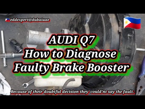 🇵🇭 Audi Q7 Faulty Brake  Booster. How to Diagnose Brake Booster.