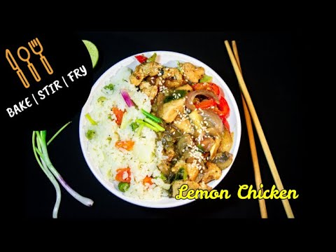 Lemon Chicken Recipe | Easy Lemon Chicken | Chicken Stir Fry | BakeStirFry.com