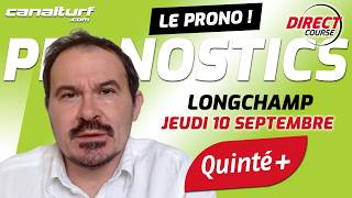 emission video des courses turf pmu du Jeudi 10 septembre 2026