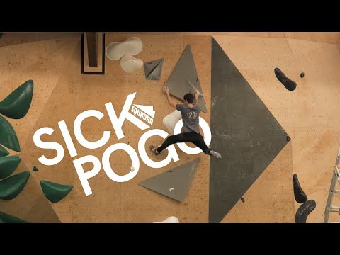 Squadra Holds - Sick Pogo Move at Studio Bloc Masters 2023 with Route setter Manuel Wiegel