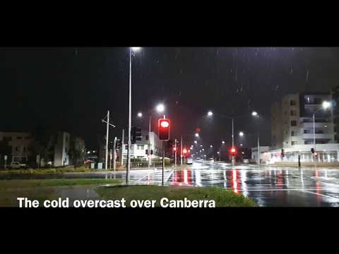 Did you miss the unseasonable snow over Canberra last night? #snow #  #spring2019