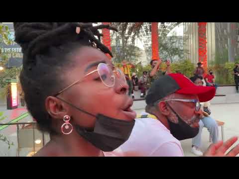 Nayela with N’gola Band at the Earth Stage on Expo 2020 Dubai 2