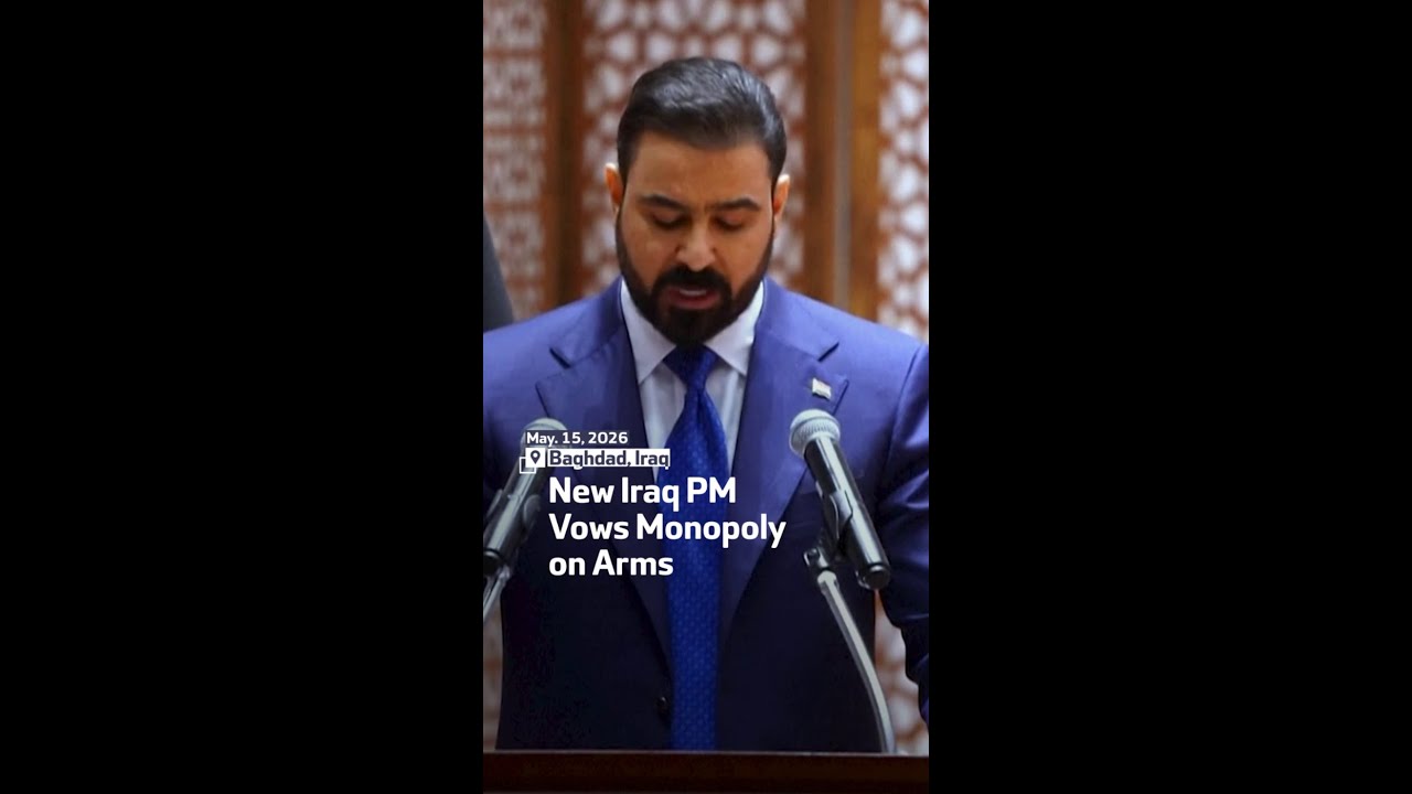 Video | New Iraq PM Vows Monopoly on Arms