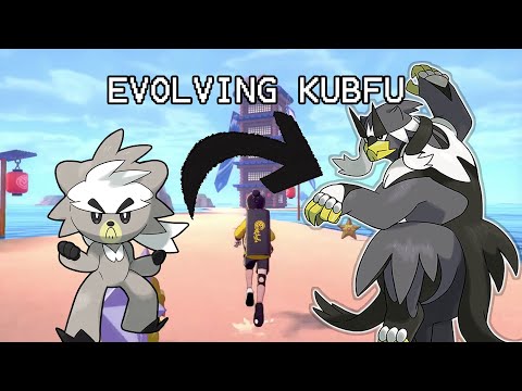 Kubfu Evolving Into Urshifu (Water Style)