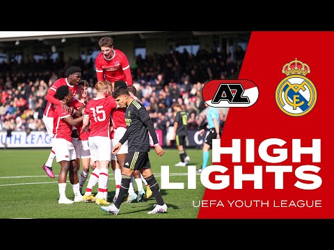 🔥 𝗧𝗵𝗲 𝗴𝗶𝗮𝗻𝘁𝘀𝗹𝗮𝘆𝗲𝗿𝘀 𝘀𝘁𝗿𝗶𝗸𝗲 𝗮𝗴𝗮𝗶𝗻! | Highlights AZ - Real Madrid | UEFA Youth League