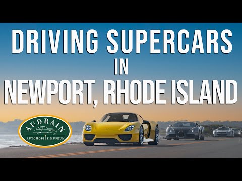 Driving SUPER CARS on the STREET in Newport, Rhode Island!