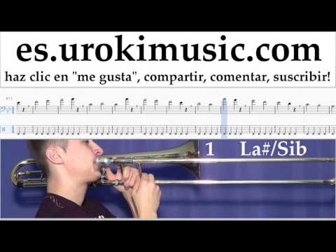 Como Tocar Trombón Lukas Graham - 7 Years Tablatura Parte#1 ejercicios um-i927