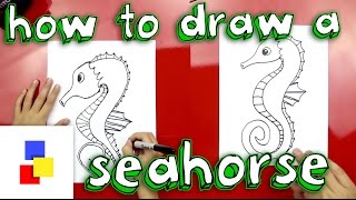 How To Draw A Seahorse