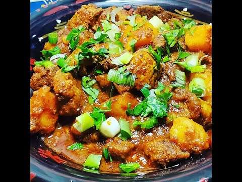 [EN] Tunisian meat and liver stew " Kamounia"