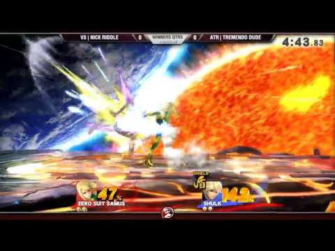 VS Weekly 6/2/16 - Winners Qtrs - NickRiddle (ZSS) vs. Tremendo Dude (Shulk) - Smash 4