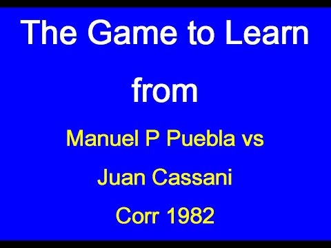 Manuel Pereyra Puebla vs Juan Cassani  -  Corr 1982