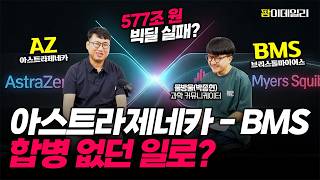 577조 원 빅딜! 아스트라제네카(AZ) - 브리스톨마이어스스퀴브(BMS) 합병 실패?