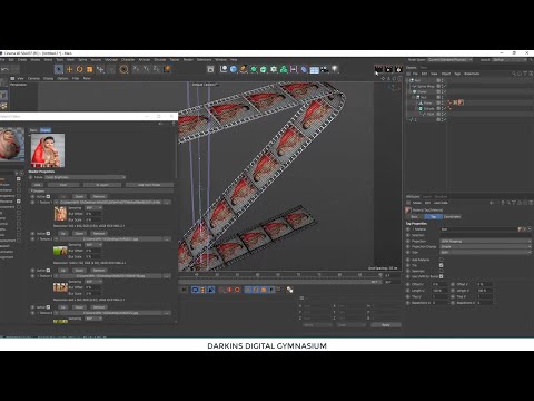 Customizing a Cinema 4D Film Strip (C4D R19+)
