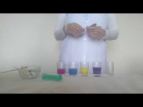 Experiência química -  Densidade entre solvente e soluto - Cristina Lourenço