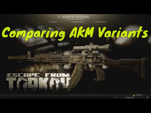 Escape From Tarkov - AKM Vs AKMS vs AKMN vs AKMSN