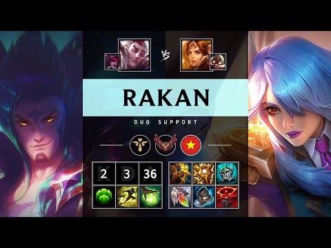 Rakan Support vs Leona - VN Grandmaster Patch 25.05