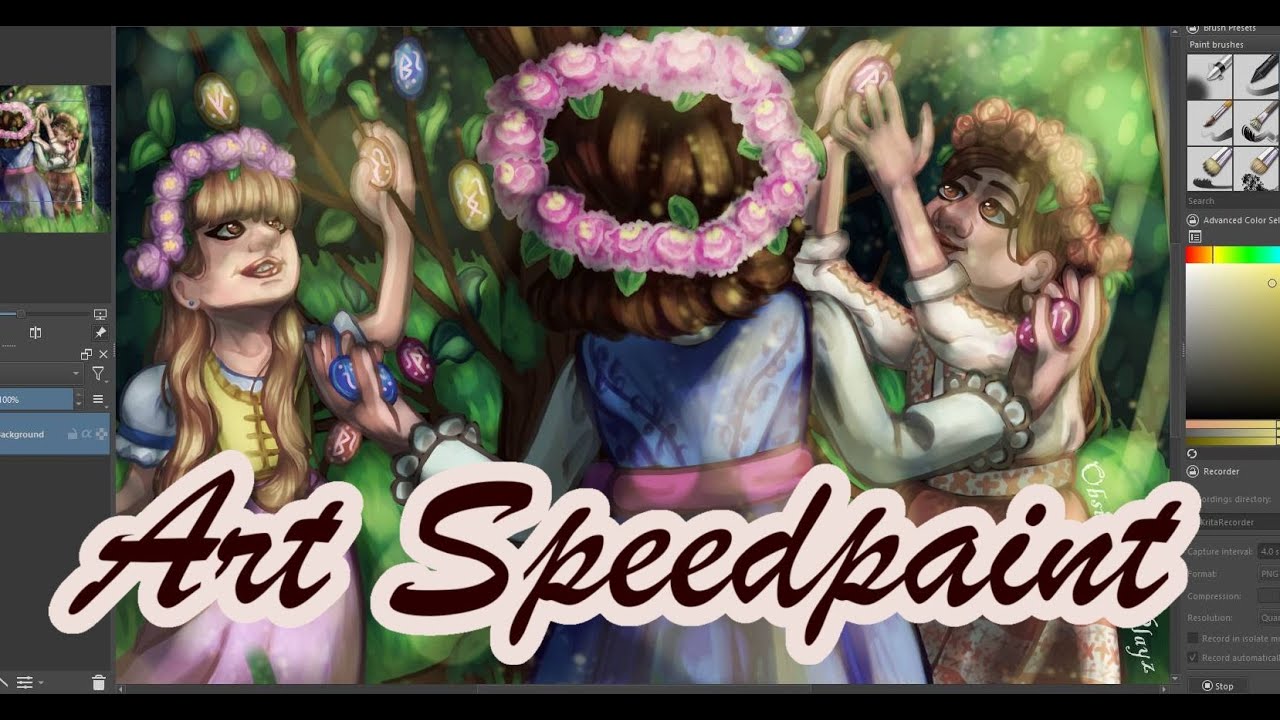 Easter Tree | Art Speedpaint