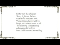Venom - Suffer Not the Children Lyrics