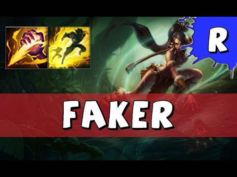 SKT T1 Faker as Nidalee JUNGLE - S6 Preseason Challenger SoloQ - League of Legends