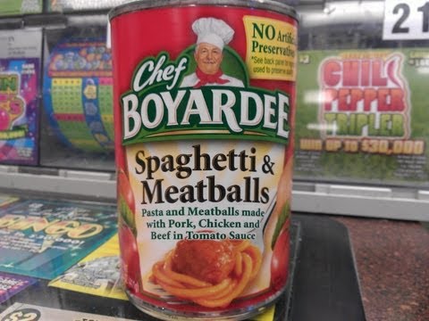Chef Boyardee Spaghetti & Meatballs Review