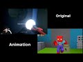Original vs Animation - Miawaug- Mr krab dihantui- krusty krab indonesia